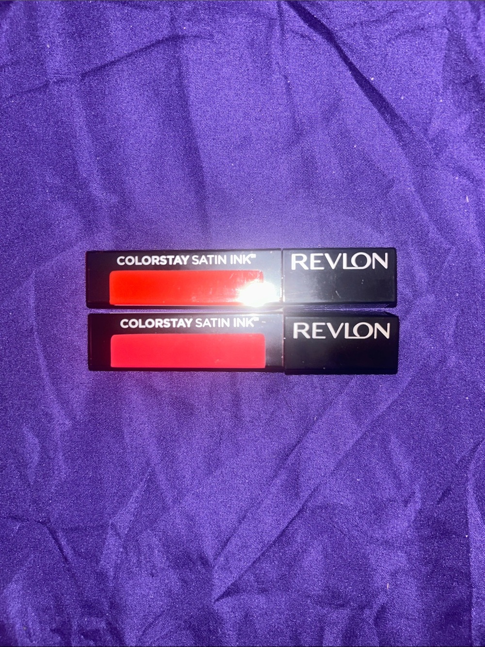 Revlon ColorStay Satin Ink Liquid Lipstick Duo — Bright Red